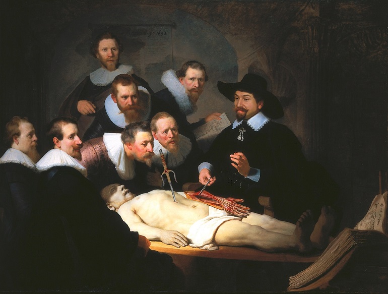 La leçon d'anatomie de Rembrandt